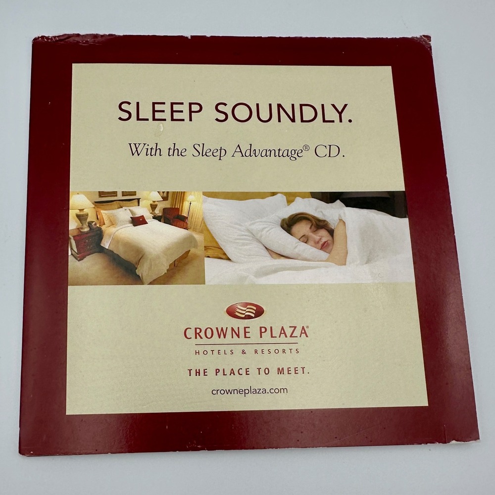 Crowne Plaza Sleep Advantage CD Relaxing Sounds Sleep Tips Michael Breus PhD